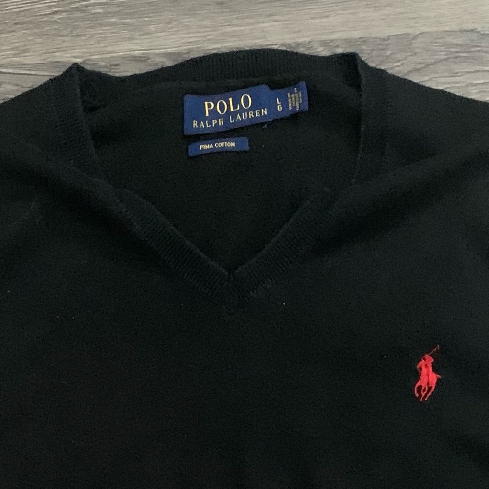 POLO 100% Cotton Vest Sweater FITS LIKE A MEDIUM